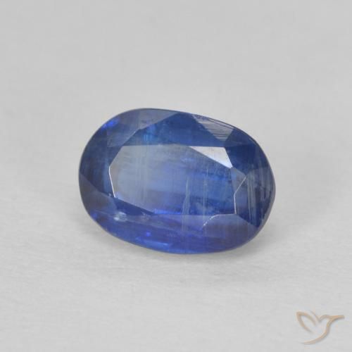 9,17 ctw natürlicher tiefblau Kyanit, Oval, SI