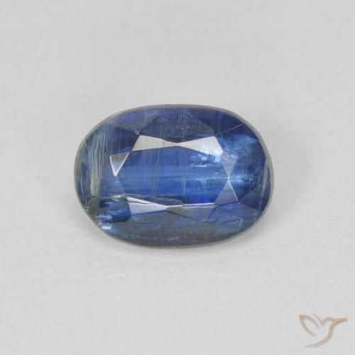 1.05ct Natürlicher tiefblau Kyanit, Oval, SI
