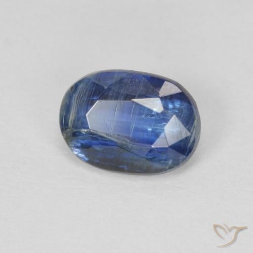 9,17 ctw natürlicher tiefblau Kyanit, Oval, SI