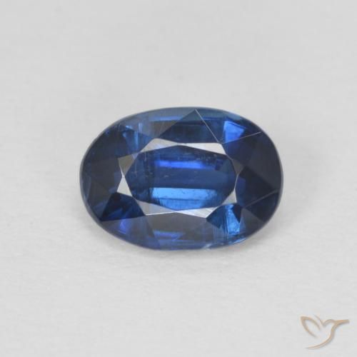 1.02ct Natürlicher dunkelblau Kyanit, Oval, SI