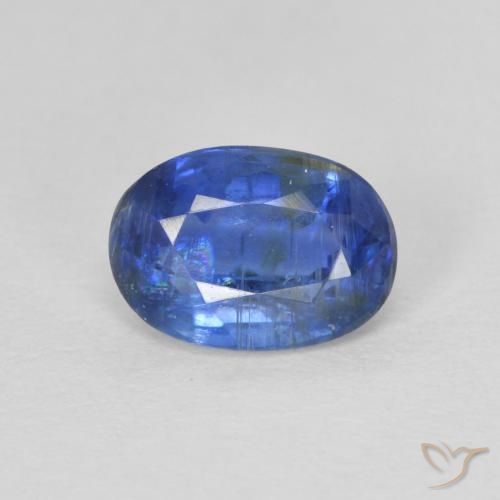 1.07ct Natürlicher tiefblau Kyanit, Oval, SI