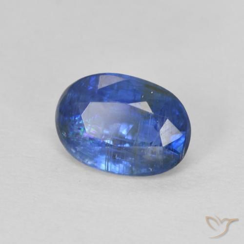 9,17 ctw natürlicher tiefblau Kyanit, Oval, SI