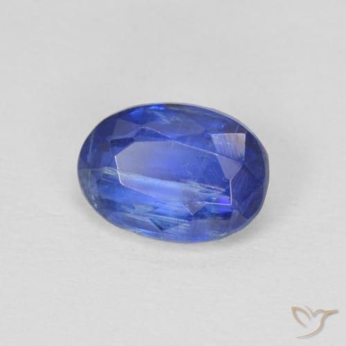 9,17 ctw natürlicher tiefblau Kyanit, Oval, SI