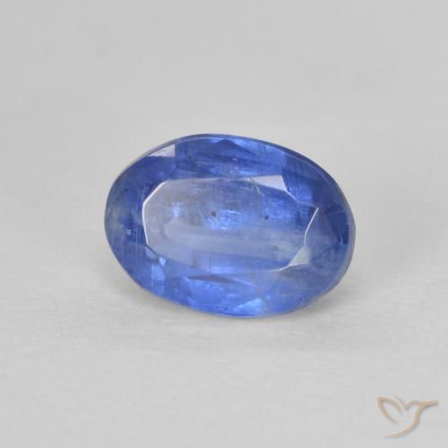 9,17 ctw natürlicher tiefblau Kyanit, Oval, SI