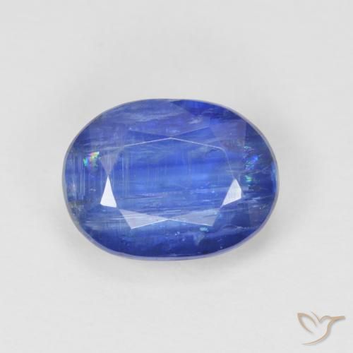 2.84ct Natürlicher tiefblau Kyanit, Oval, SI