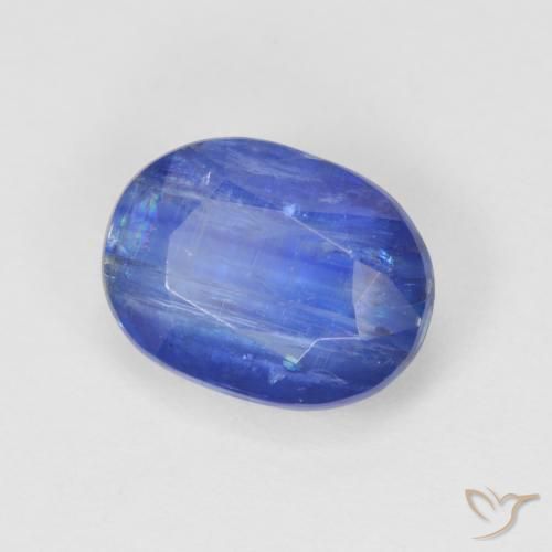 9,17 ctw natürlicher tiefblau Kyanit, Oval, SI