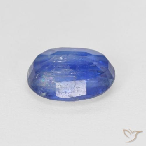 9,17 ctw natürlicher tiefblau Kyanit, Oval, SI