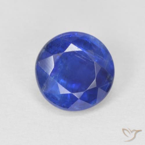 1.12ct Natürlicher Navy blau Kyanit, Runden, SI