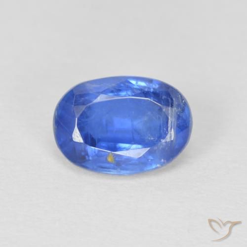 1.02ct Natürlicher Mittleres Marineblau Kyanit, Oval, SI