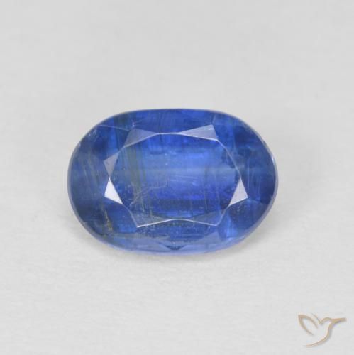1.01ct Natürlicher Wahres Blau Kyanit, Oval, SI