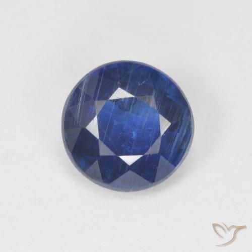 1.09ct Natürlicher dunkelblau Kyanit, Runden, SI