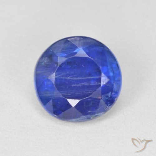 1.32ct Natürlicher Intensives Blau Kyanit, Runden, SI