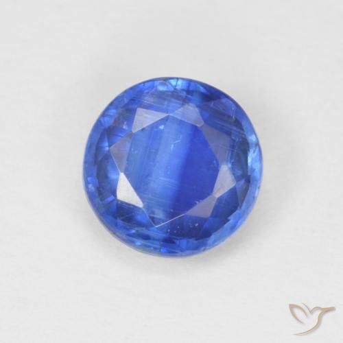 0.94ct Natürlicher Wahres Blau Kyanit, Runden, SI