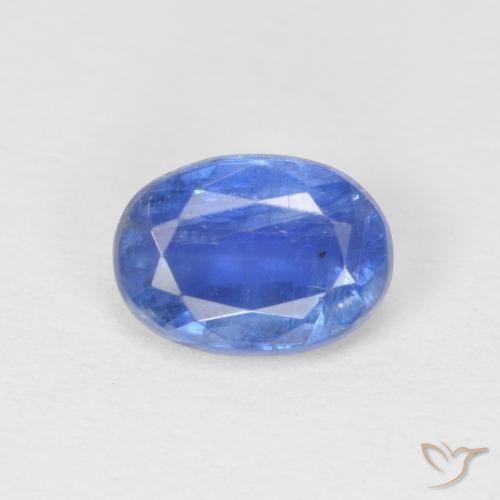 1.06ct Natürlicher hellblau Kyanit, Oval, SI, Photo A