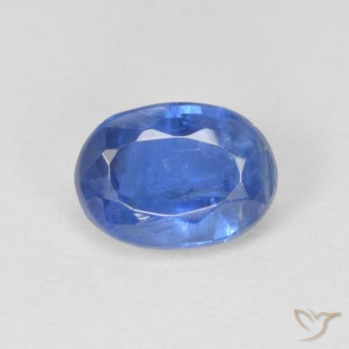 1.26ct Natürlicher hellblau Kyanit, Oval, SI, Photo A