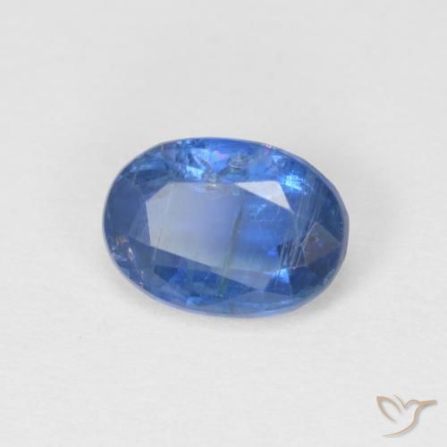 9,17 ctw natürlicher tiefblau Kyanit, Oval, SI