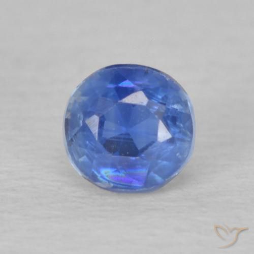 0.36ct Natürlicher Navy blau Kyanit, Runden, VS