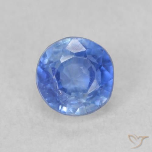 0.33ct Natürlicher Helles Marineblau Kyanit, Runden, VS