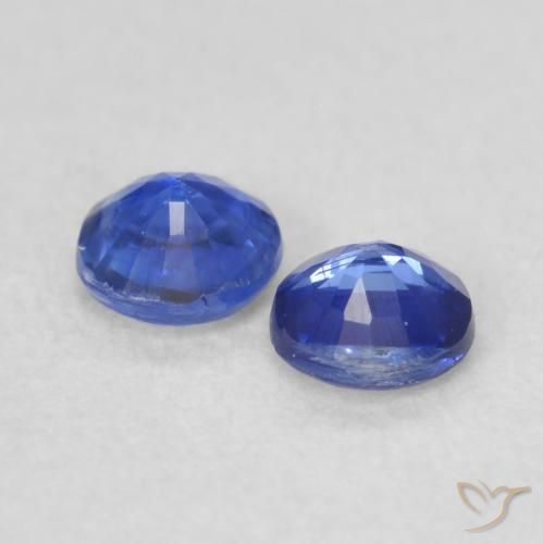 0.48 ct natürliche Navy blau Kyanit-Edelsteine, Runden, VS-SI