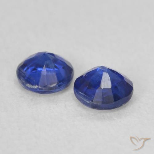 0.47 ct natürliche Navy blau Kyanit-Edelsteine, Runden, VS-SI