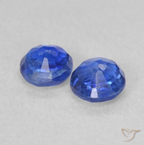 0.55 ct natürliche Ägyptisches Blau Kyanit-Edelsteine, Runden, VS-SI