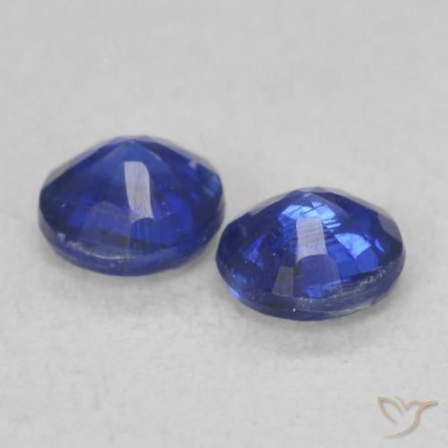 0.45 ct natürliche Navy blau Kyanit-Edelsteine, Runden, VS-SI