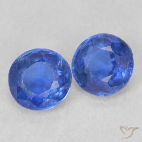 0.52 ct natürliche Wahres Blau Kyanit-Edelsteine, Runden, VS-SI