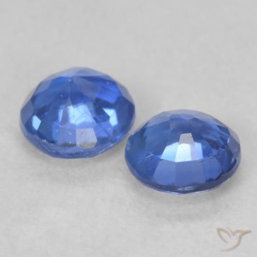 0.52 ct natürliche Wahres Blau Kyanit-Edelsteine, Runden, VS-SI