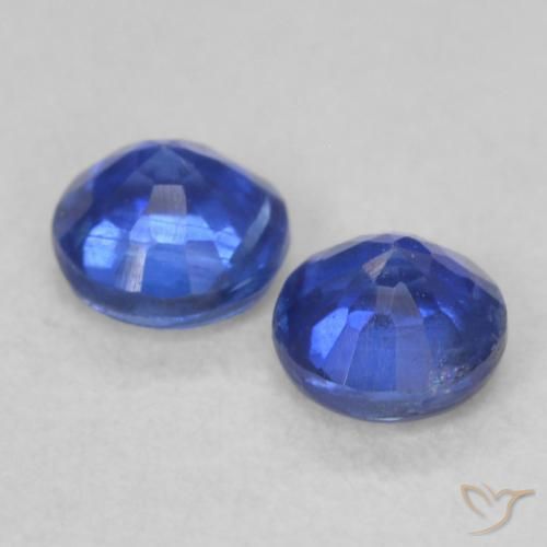 0.51 ct natürliche Wahres Blau Kyanit-Edelsteine, Runden, VS-SI
