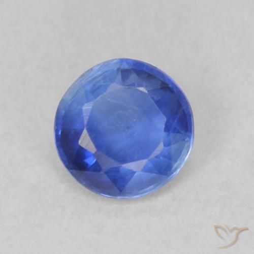 0.29ct Natürlicher tiefblau Kyanit, Runden, VS