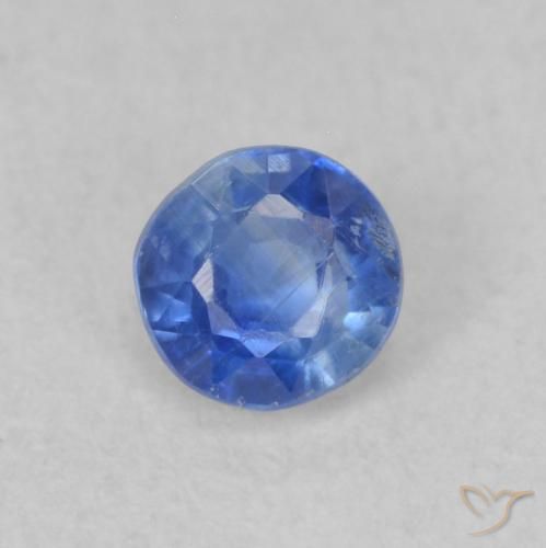 0.31ct Natürlicher dunkelblau Kyanit, Runden, VS-SI