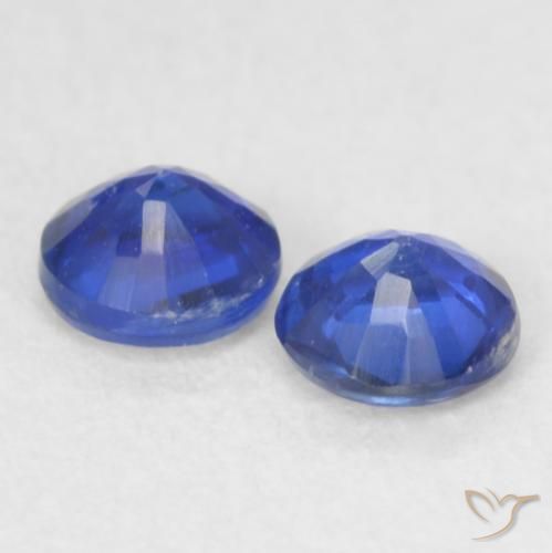 0.48 ct natürliche Navy blau Kyanit-Edelsteine, Runden, VS-SI