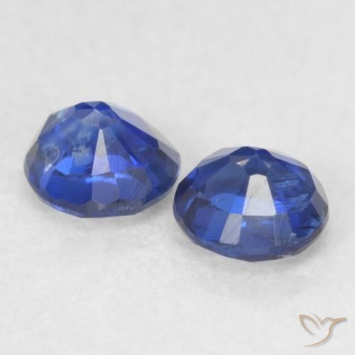 0.54 ct natürliche dunkelblau Kyanit-Edelsteine, Runden, VS-SI