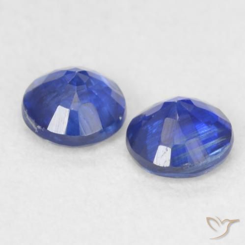 0.48 ct natürliche Navy blau Kyanit-Edelsteine, Runden, VS-SI