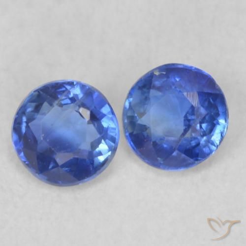 0.47 ct natürliche Wahres Blau Kyanit-Edelsteine, Runden, VS-SI