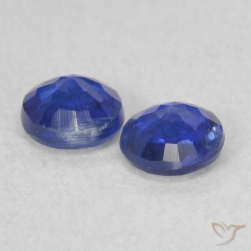 0.46 ct natürliche Wahres Blau Kyanit-Edelsteine, Runden, VS-SI
