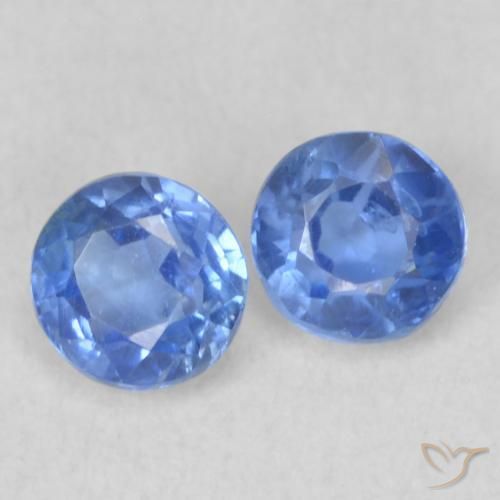 0.53 ct natürliche Baby blau Kyanit-Edelsteine, Runden, Lichtdurchlässig