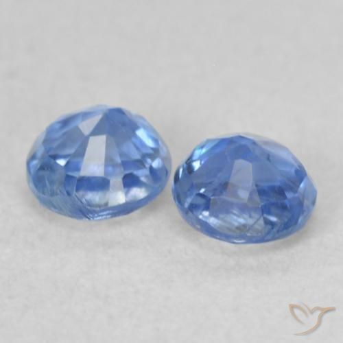 0.53 ct natürliche Baby blau Kyanit-Edelsteine, Runden, Lichtdurchlässig