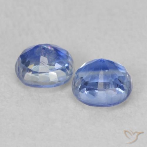 0.58 ct natürliche Wahres Blau Kyanit-Edelsteine, Runden, VS-SI