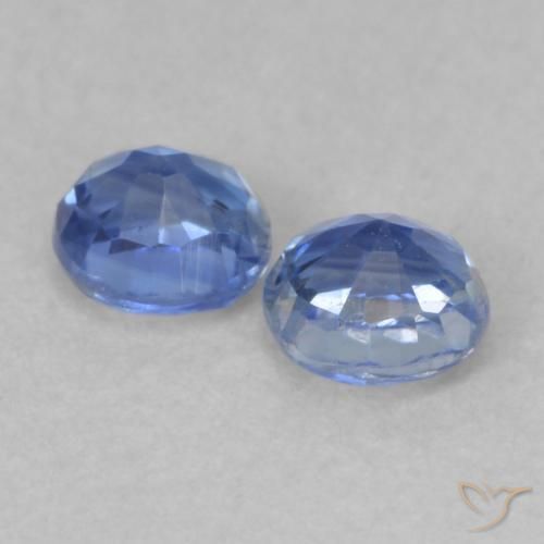 0.59 ct natürliche Navy blau Kyanit-Edelsteine, Runden, VS-SI