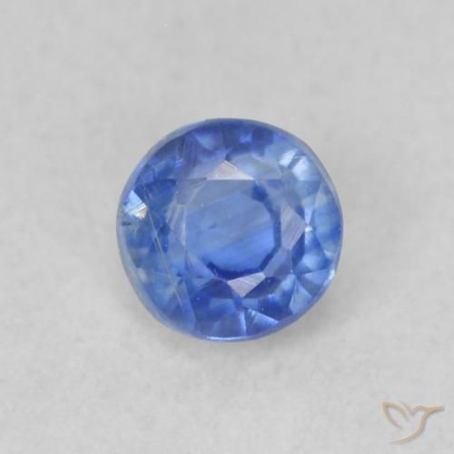 0.35ct Natürlicher Hellblau Kyanit, Runden, VS, Photo A
