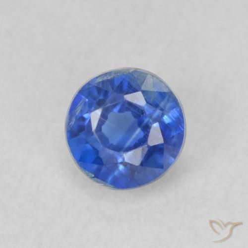 0.36ct Natürlicher Helles Marineblau Kyanit, Runden, VS