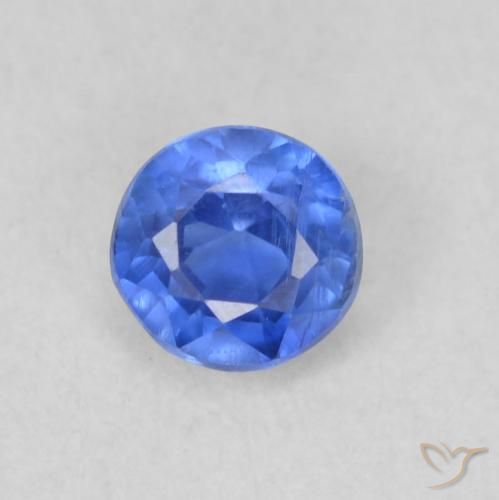 0.35ct Natürlicher Helles Marineblau Kyanit, Runden, VS