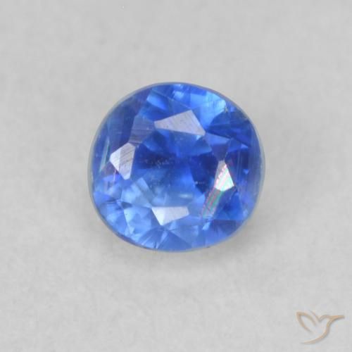0.36ct Natürlicher Helles Marineblau Kyanit, Runden, VS