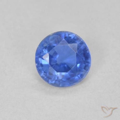 0.28ct Natürlicher Helles Marineblau Kyanit, Runden, VS-SI