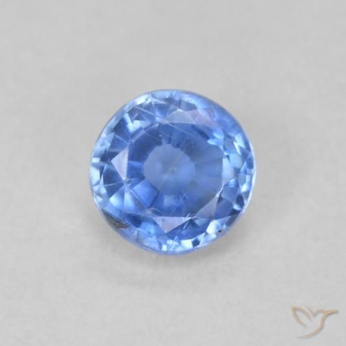 0.34ct Natürlicher Baby blau Kyanit, Runden, VS-SI