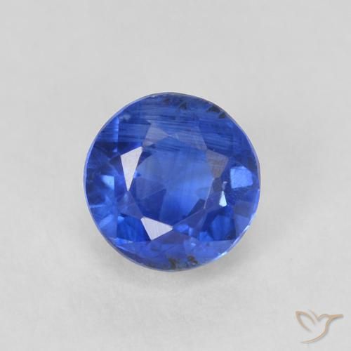 0.47ct Natürlicher Wahres Blau Kyanit, Runden, SI