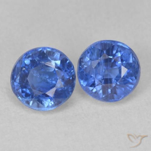 1.45 ct natürliche Baby blau Kyanit-Edelsteine, Runden, SI
