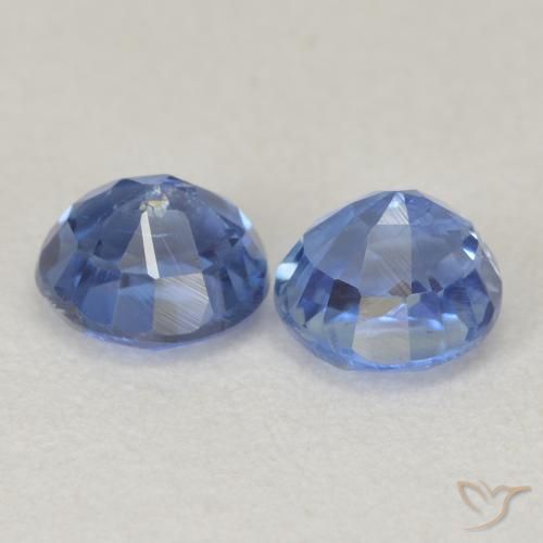 1.45 ct natürliche Baby blau Kyanit-Edelsteine, Runden, SI