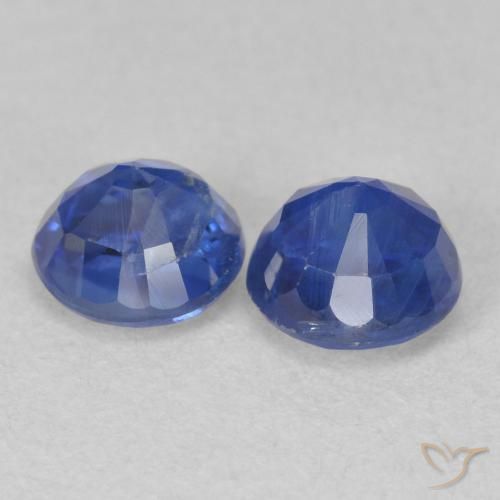 1.56 ct natürliche Wahres Blau Kyanit-Edelsteine, Runden, SI